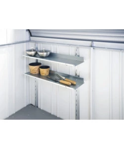 SET 2 SCAFFALI PER BAULE DA ESTERNO BIOHORT "STOREMAX 190" IN ACCIAIO ZINCATO - COD. 74020